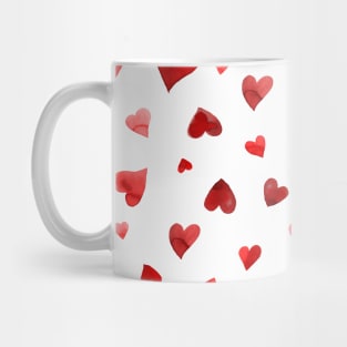 Valentine's  Day hearts - red Mug